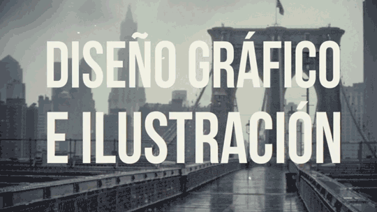 Downtown graphic design gif animation